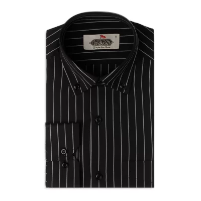 پیراهن مردانه آستین بلند مدل فرشید رنگ مشکی