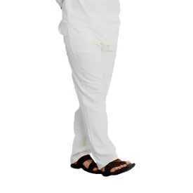 شلوار الیافی چهار جیب سفید SM11014