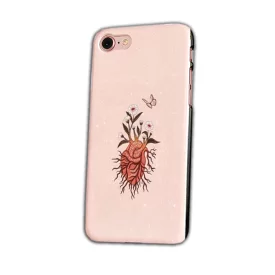 قاب و گارد موبایل طرح قلب و گل مدل 1535