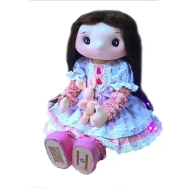 عروسک ایرانی آلاء با لباس گلدار