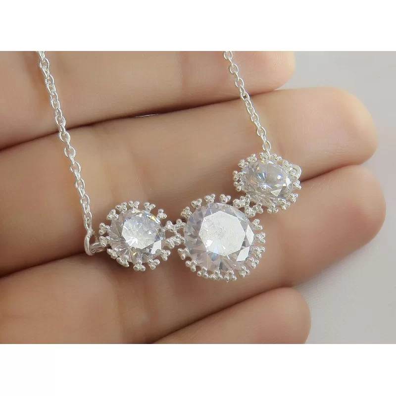 سرویس زنانه شیک طرح پرنسسی فریم نقره - کد 54029