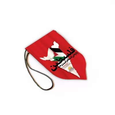 آویز خودرو با طرح فلسطین پاره تن اسلام