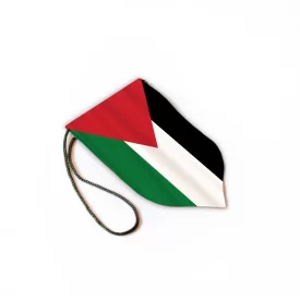 آویز خودرو با طرح پرچم فلسطین