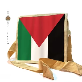 کیف دوشی برزنتی طرح پرچم فلسطین