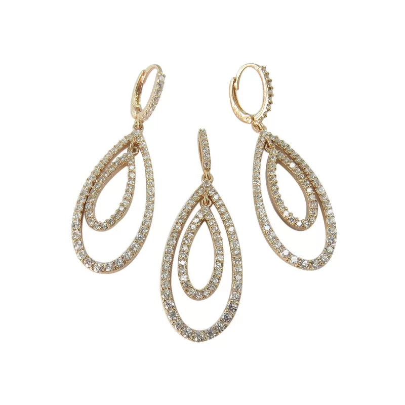 سرویس زنانه فریم نقره طرح ستایش - کد 46545