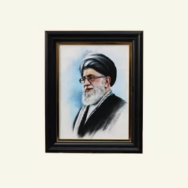 تابلو فرش آیت الله خامنه‌ای کد 20