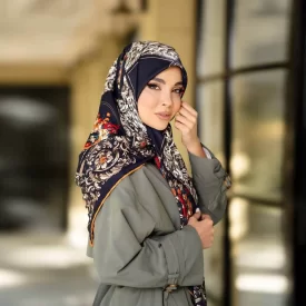 روسری زنانه ابریشم تویل کد 2103