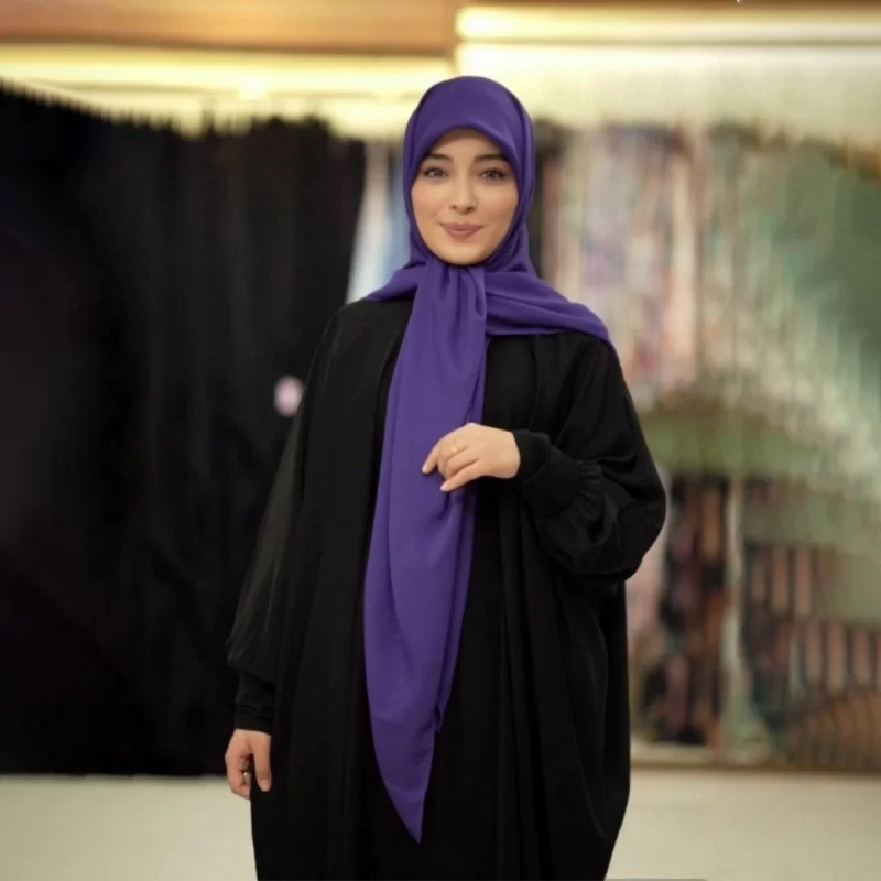 روسری زنانه کرپ حریر کد 525