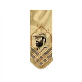بیرق آویزی مخمل طرح شهید مصطفی چمران