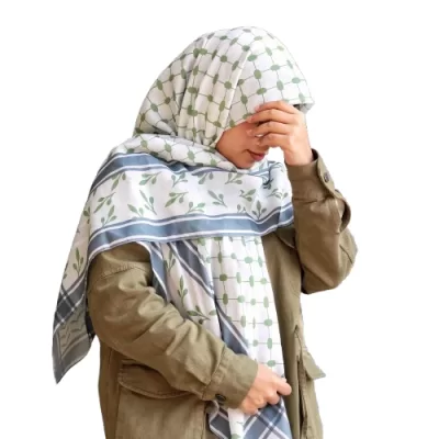 روسری زنانه نخی طرح قدس