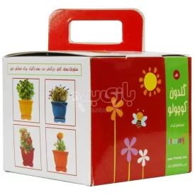 اسباب بازی آموزشی بسته گلدون کوچولو گیاه جوان