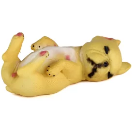 اسباب بازی فیگور حیوانات مدل توله سگ بولداگ خوابیده‌ی ماده مک تویز