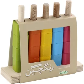 اسباب بازی رنگچین 4*5 چوبین