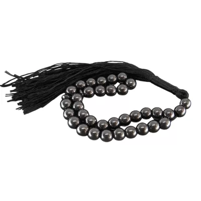 تسبیح حدید صینی 33 دانه گرد - کد 85848