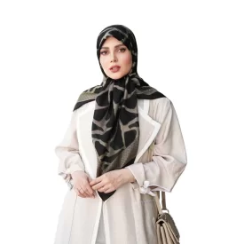 روسری رنگی طرح دار کد 6870