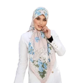 روسری رنگی طرح دار کد 6861