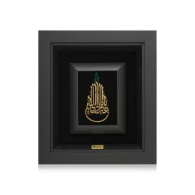 تابلو ورق طلا طرح يا اباعبدالله حسین