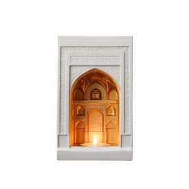 تندیس پلی استر طاق نور طرح ایوان طلا حرم امام رضا (ع)