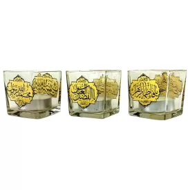 جاشمعی مربعی 3تایی طرح ذکر 5 تن کد 102550