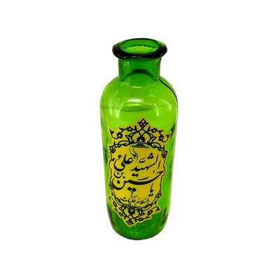 گلدان شیشه ای استوانه ای طرح یا حسین کد 102912