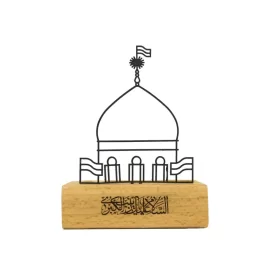 استند رومیزی فلزی طرح حرم حضرت زینب(س)