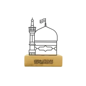 استند رومیزی فلزی طرح حرم امام رضا (ع)