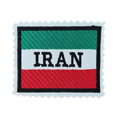 آرم بازوی پرچم ایران مدل IRAN ساده