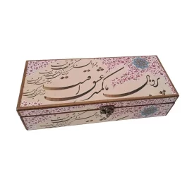 جعبه چوبی دکوپاژ طرح 173
