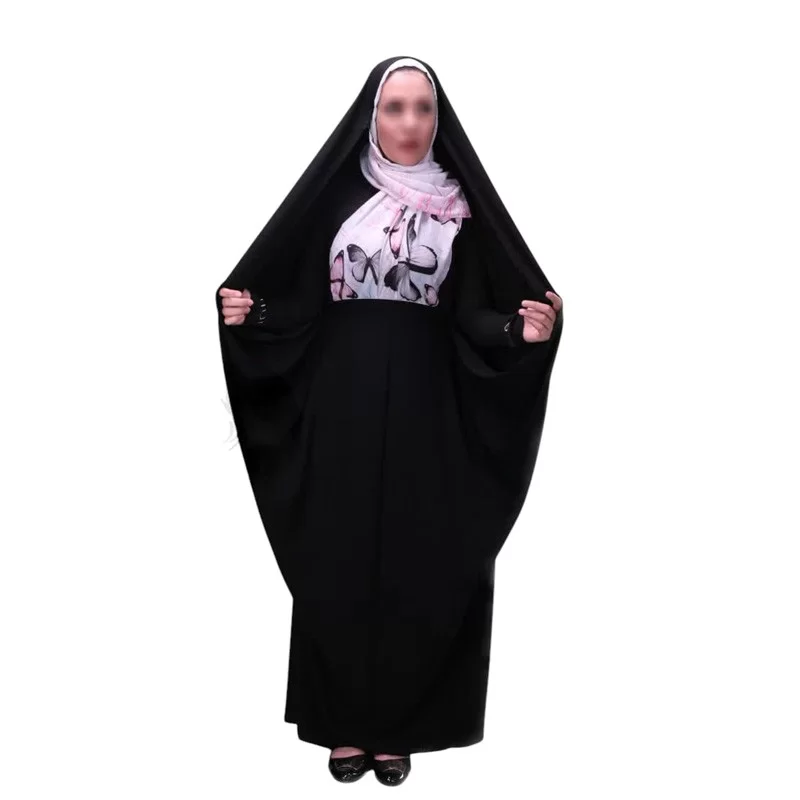 چادر مشکی عربی مدل حسنا کمری