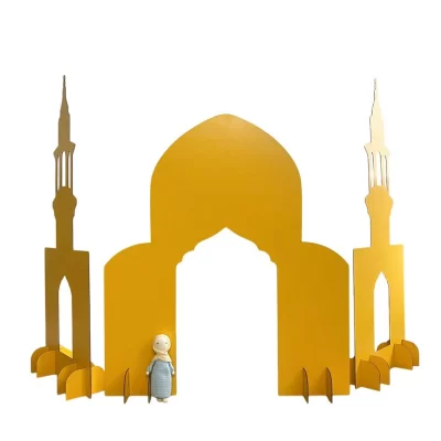 ماکت مسجد طرح گنبد طلایی