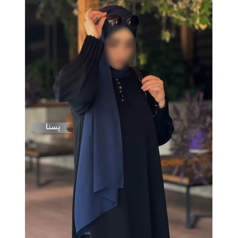 مانتو عبا مشکی طرح یسنا