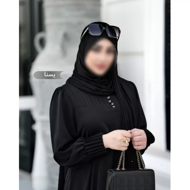 مانتو عبا مشکی طرح یسنا
