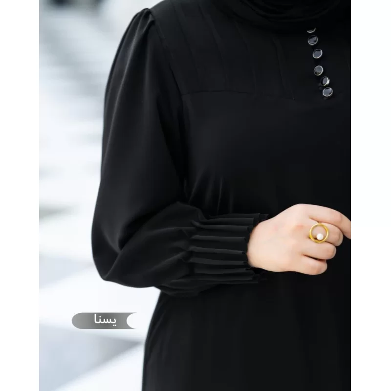 مانتو عبا مشکی طرح یسنا