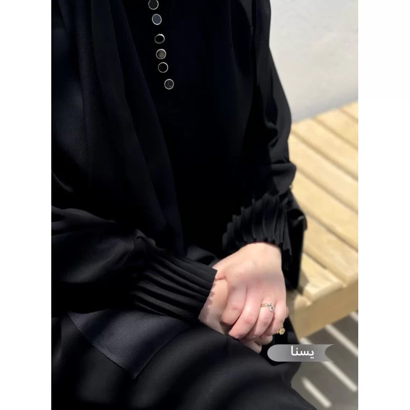 مانتو عبا مشکی طرح یسنا