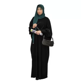 مانتو عبا مشکی طرح پرند