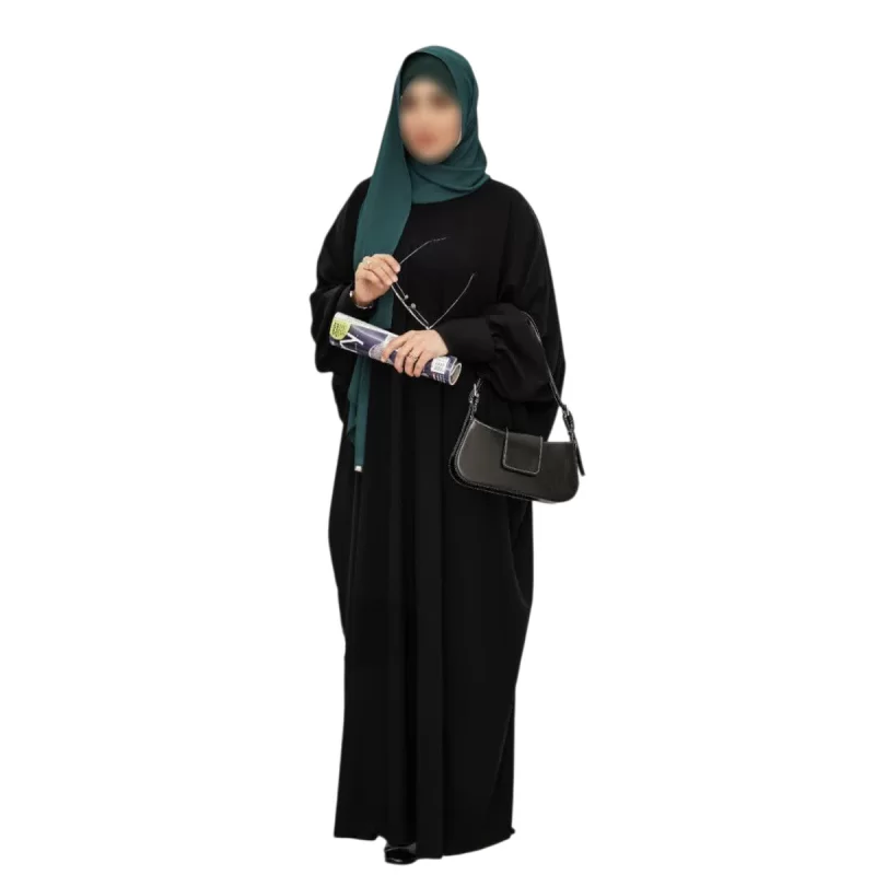 مانتو عبا مشکی طرح پرند