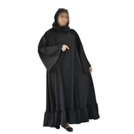 مانتو عبا مشکی طرح ژینوس