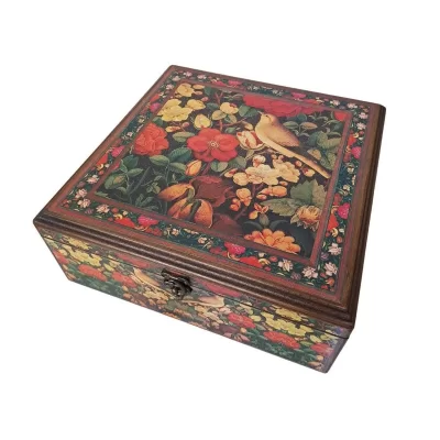 جعبه چوبی دکوپاژ طرح 180