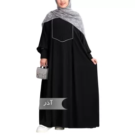 مانتو عبا مشکی طرح آذر