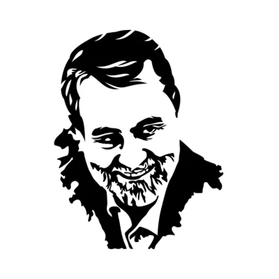 برچسب خودرو طرح شهید حاج قاسم سلیمانی کدB1