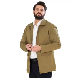 کت کتان مدل چمران رنگ سبز روشن KT21022