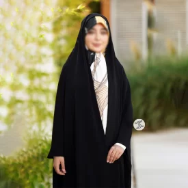 چادر مشکی دانشجویی مدل ساده