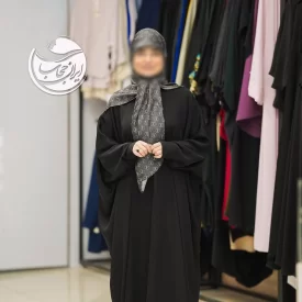 مانتو عبایی مجلسی الماس طرح ساده