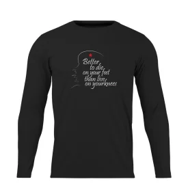 تیشرت مردانه نخی آستین بلند مدل چه گوارا