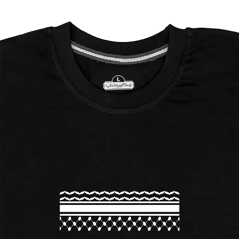 تیشرت مردانه نخی آستین بلند مدل چفیه