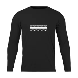 تیشرت مردانه نخی آستین بلند مدل چفیه