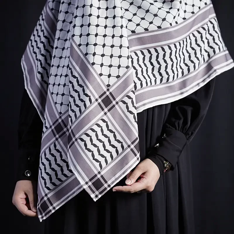 روسری زنانه نخی طرح چفیه