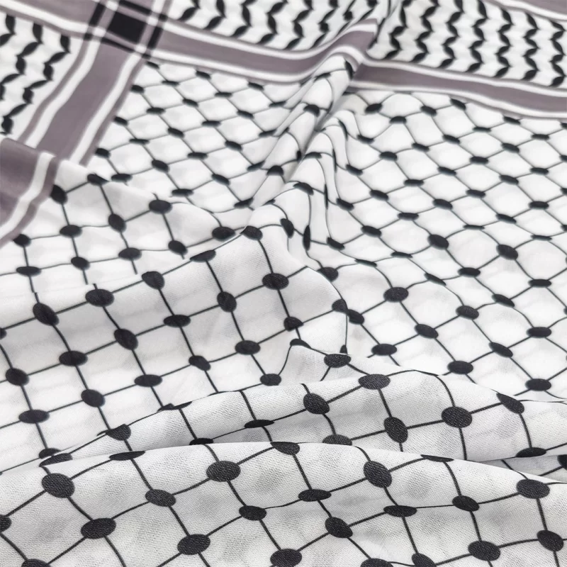 روسری زنانه نخی طرح چفیه