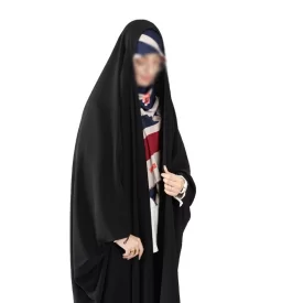 چادر مشکی عربی طرح ساده