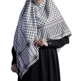 روسری زنانه نخی طرح چفیه